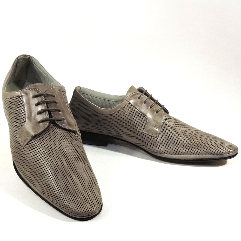 GOODMAN 🇮🇹 MEN'S BROWN SOFT LEATHER COMFORT OXFORD  SUMMER SHOES